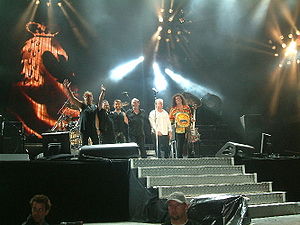 Queen + Paul Rodgers in Köln im RheinEnergieStadion, 6. Juli 2005