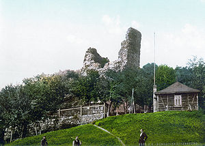 Burgruine Rothenburg vor 1900