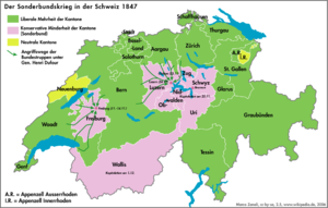 Der Sonderbundskrieg 1847