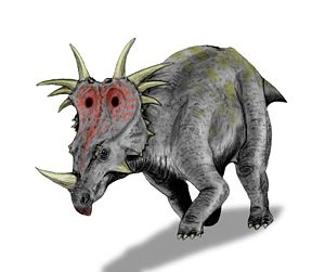Lebendrekonstruktion von Styracosaurus