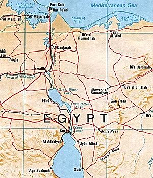 Der israelisch-ägyptischen Abnutzungskrieg fand größtenteils am Suez-Kanal statt