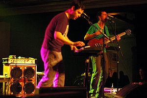 The Shins bei einem Konzert in Stockholm 2004