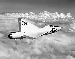 Convair XF-92A im Flug