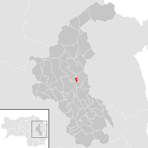 Lage der Gemeinde Anger (Steiermark) im Bezirk Weiz (anklickbare Karte)