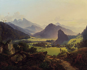 Blick ins steirische Landltal, 1837