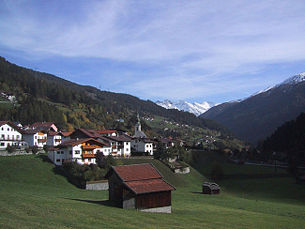 Ansicht von Flirsch, Frühjahr 2003
