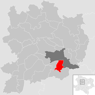 Lage der Gemeinde Furth bei Göttweig im Bezirk Krems-Land (anklickbare Karte)