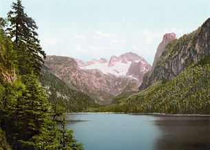 Gosausee mit Dachstein um 1900