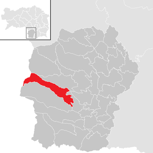 Lage der Gemeinde Gressenberg im Bezirk Deutschlandsberg (anklickbare Karte)