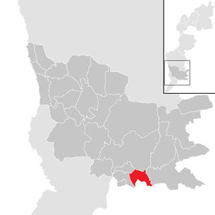 Lage der Gemeinde Großmürbisch im Bezirk Güssing (anklickbare Karte)