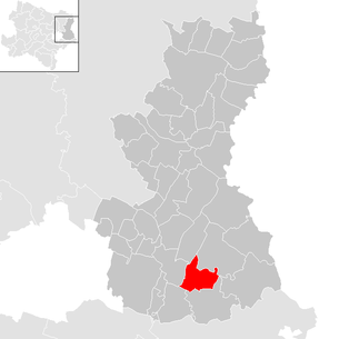 Lage der Gemeinde Haringsee im Bezirk Gänserndorf (anklickbare Karte)