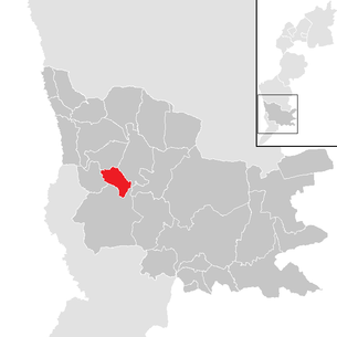 Lage der Gemeinde Heugraben im Bezirk Güssing (anklickbare Karte)