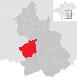 Lage der Gemeinde Klaus an der Pyhrnbahn im Bezirk Kirchdorf an der Krems (anklickbare Karte)