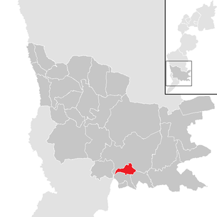 Lage der Gemeinde Kleinmürbisch im Bezirk Güssing (anklickbare Karte)