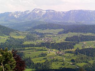 Krumbach von Sulzberg aus