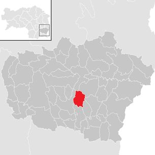 Lage der Gemeinde Maierdorf im Bezirk Feldbach (anklickbare Karte)