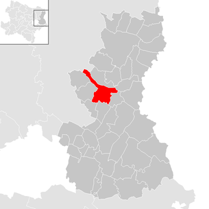 Lage der Gemeinde Matzen-Raggendorf im Bezirk Gänserndorf (anklickbare Karte)