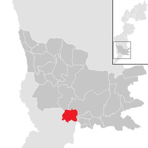 Lage der Gemeinde Neustift bei Güssing im Bezirk Güssing (anklickbare Karte)