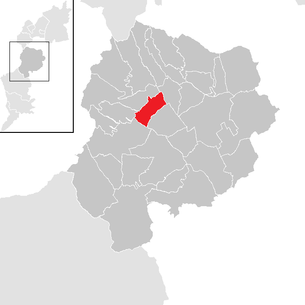 Lage der Gemeinde Neutal im Bezirk Oberpullendorf (anklickbare Karte)