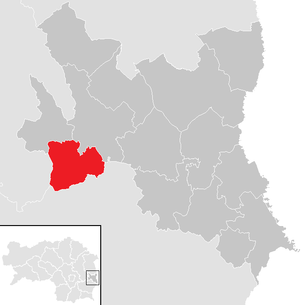 Lage der Gemeinde Ottendorf an der Rittschein im Bezirk Fürstenfeld (anklickbare Karte)