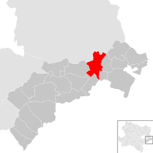 Lage der Gemeinde Petronell-Carnuntum im Bezirk Bruck an der Leitha (anklickbare Karte)
