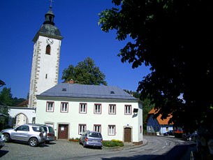 Ortszentrum von Pierbach