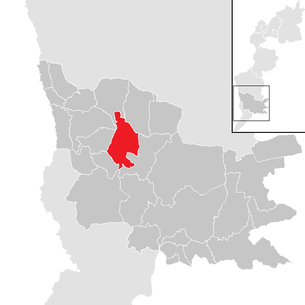 Lage der Gemeinde Rauchwart im Bezirk Güssing (anklickbare Karte)