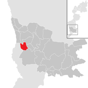 Lage der Gemeinde Rohr im Burgenland im Bezirk Güssing (anklickbare Karte)