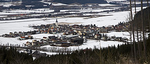 Blick vom Gobernitzberg auf Sankt Margarethen bei Knittelfeld