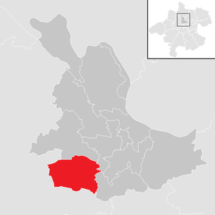 Lage der Gemeinde Sankt Marienkirchen an der Polsenz im Bezirk Eferding (anklickbare Karte)