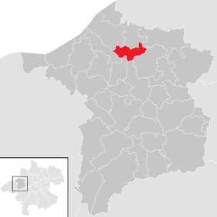 Lage der Gemeinde Sankt Martin im Innkreis im Bezirk Ried im Innkreis (anklickbare Karte)