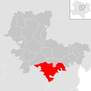 Lage der Gemeinde Sieghartskirchen im Bezirk Tulln (anklickbare Karte)