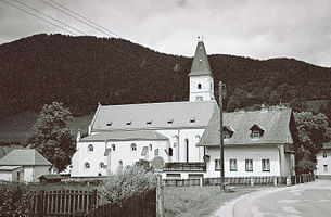 Die Kirche in Spital am Semmering im Jahr 2007