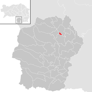 Lage der Gemeinde Stallhof im Bezirk Deutschlandsberg (anklickbare Karte)
