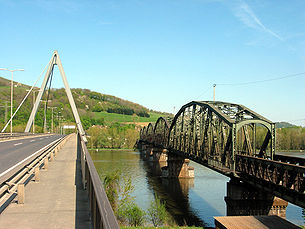 Donaubrücken bei Steyregg