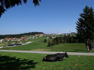 Gemeinde Sulzberg, Blick von Bücher