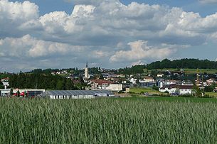 Rohrbach vom Ortsteil Lanzerstorf gesehen