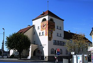 Das Rathaus von Wieselburg