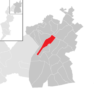 Lage der Gemeinde Weiden am See im Bezirk Neusiedl am See (anklickbare Karte)