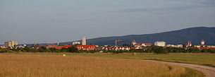 Blick auf Wiener Neustadt von Westen
