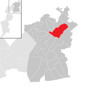 Lage der Gemeinde Zurndorf im Bezirk Neusiedl am See (anklickbare Karte)