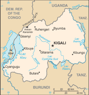 Karte von Kiwusee
