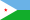 Die Nationalflagge Dschibutis