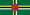 Die Nationalflagge Dominicas