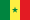 Die Nationalflagge Senegals