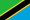 Die Nationalflagge Tansanias