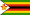 Die Nationalflagge Simbabwes