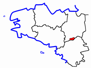 Lage des Kantons Grand-Fougeray