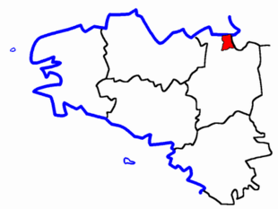Lage des Kantons Pleine-Fougères