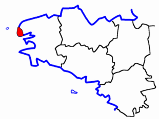 Lage des Kantons Saint-Renan